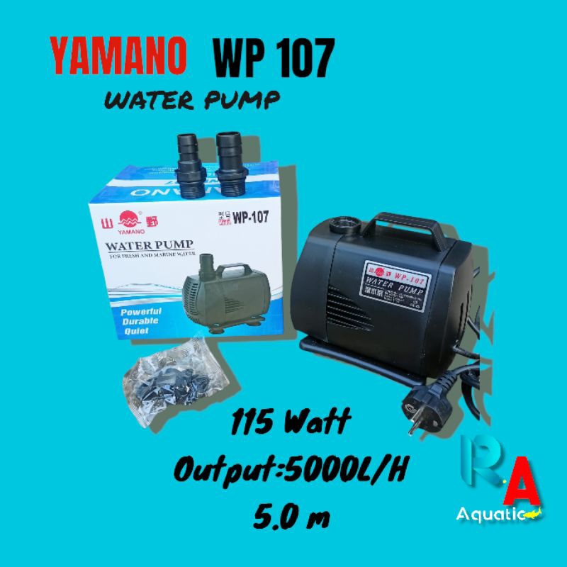 Mesin Pompa Kolam Ikan 5 Meter Pompa Ikan Koi Yamano WP 107 Berkualitas