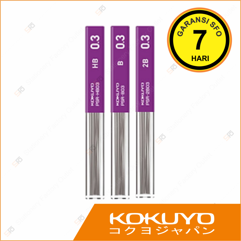 

Isi Pensil Mekanik Kokuyo 0.3 mm - Refill Enpitsu Sharp Mechanical Pencil - SFO Semarang Official