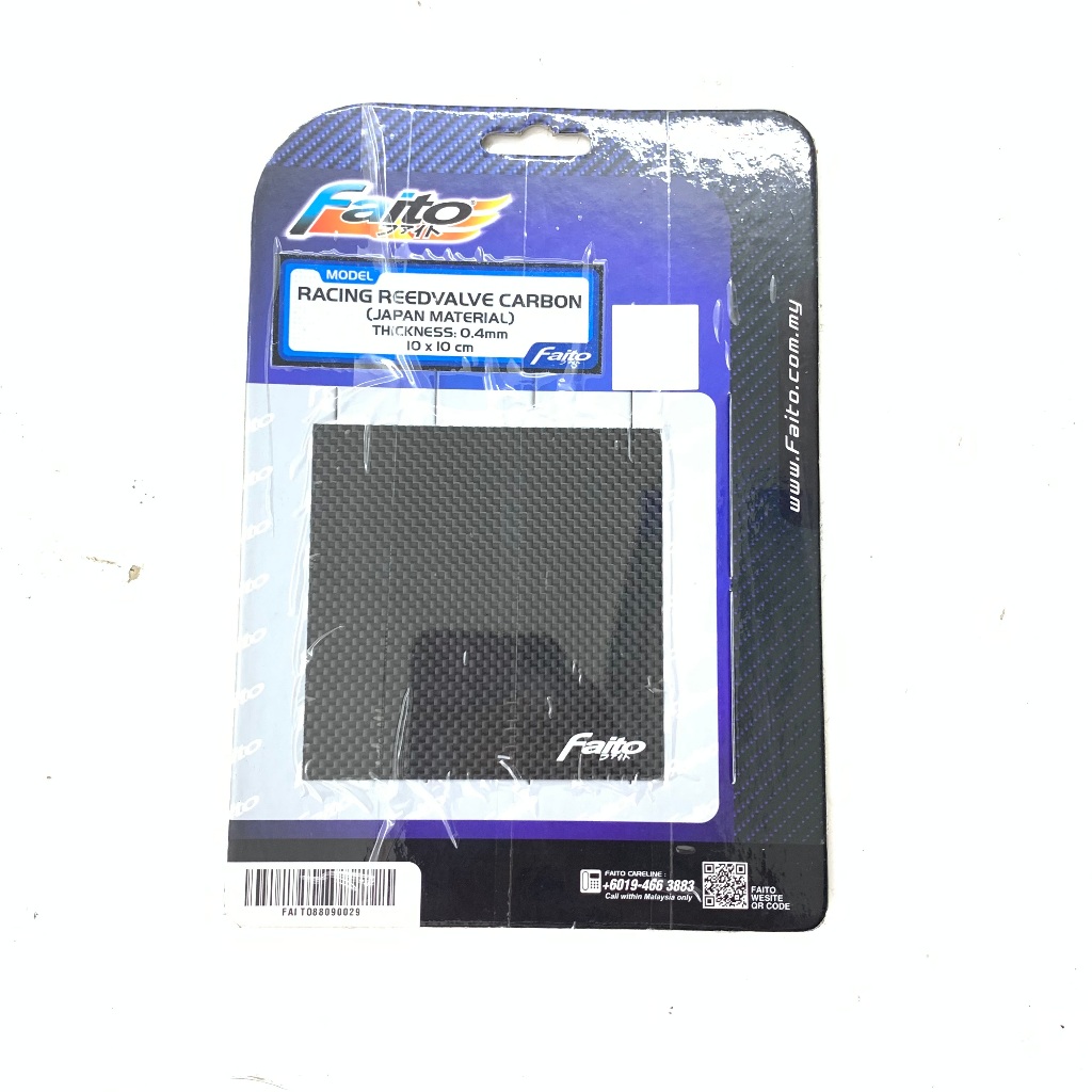 DAUN LIDAH MEMBRAN FAITO LEMBARAN KARBON CARBON 10CM X 10CM FAITO ORIGINAL UNIVERSAL