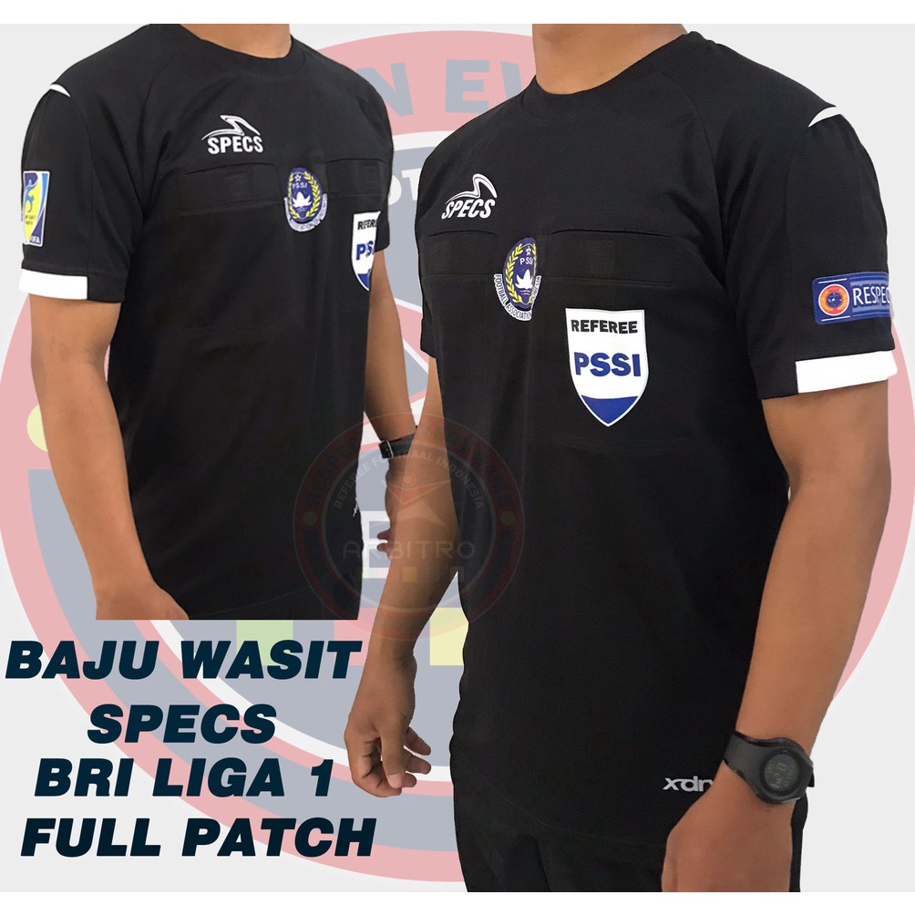 33 REALPICT - BAJU WASIT SPECS BRI LIGA 1 MUSIM 2020/2021/2022 - FULL PATCH 4 LOGO REAL PICT - READY