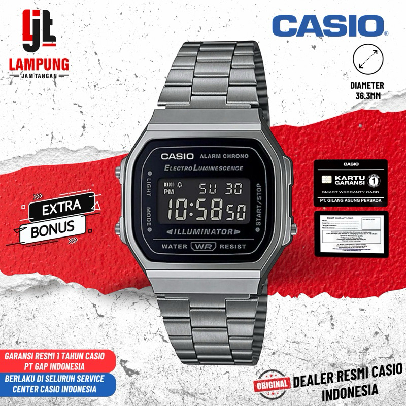 Casio A168WGG-1B A168WGG A168