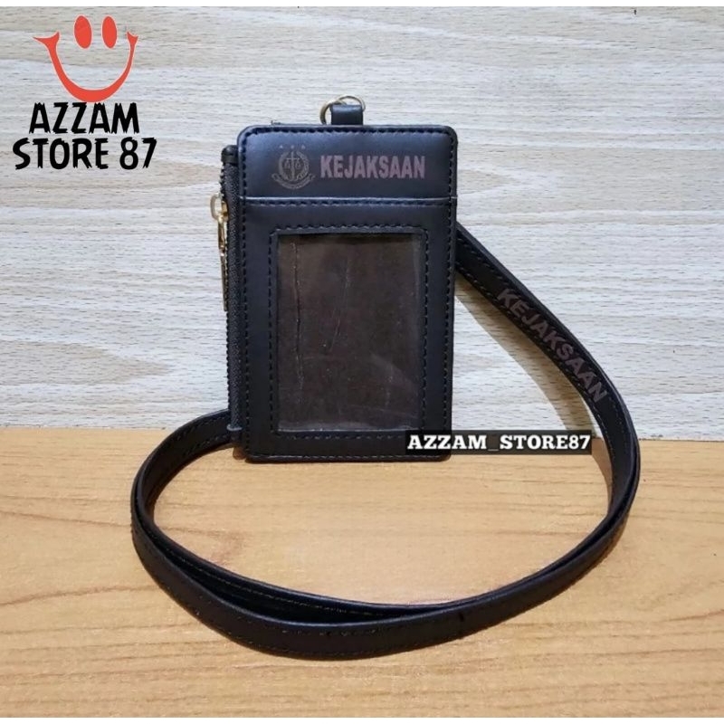 

ID Card Holder Lanyard Name Tag Model Resleting Logo KEJAKSAAN