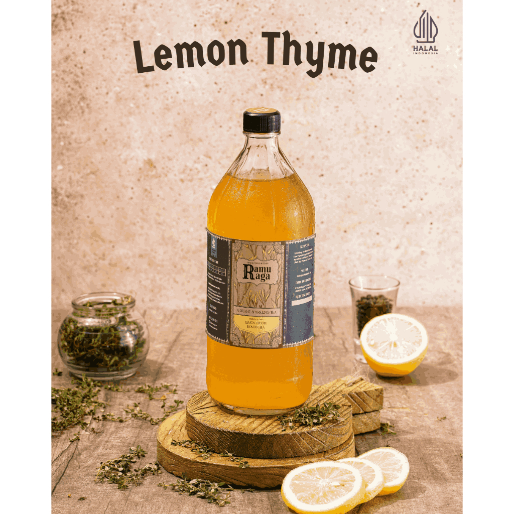 

Kombucha Lemon Thyme - 1 L by Ramuraga