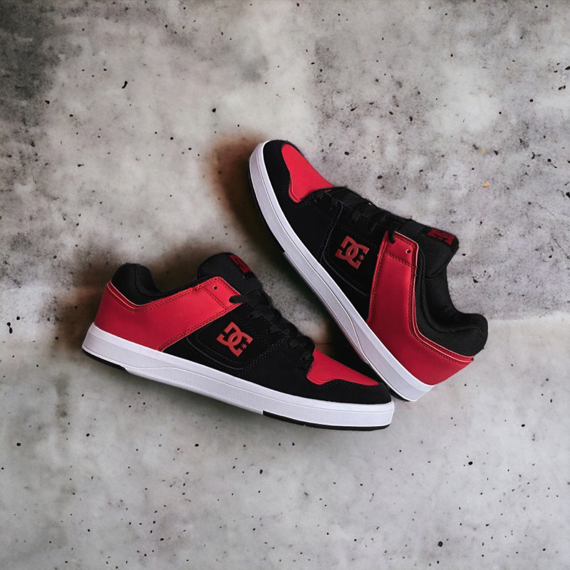 Sepatu DC Cure Black/Red Original