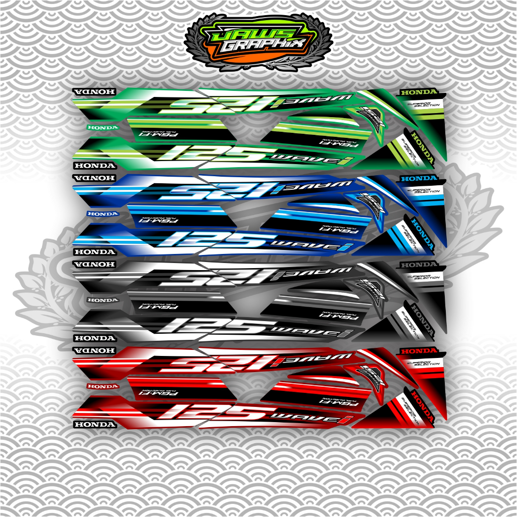 STRIPING SUPRA X 125 2010 / striping wave 125i 2010 BATMAN