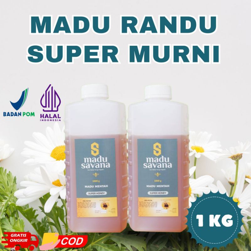 

Madu Randu Super Honey Alami Organik Savana