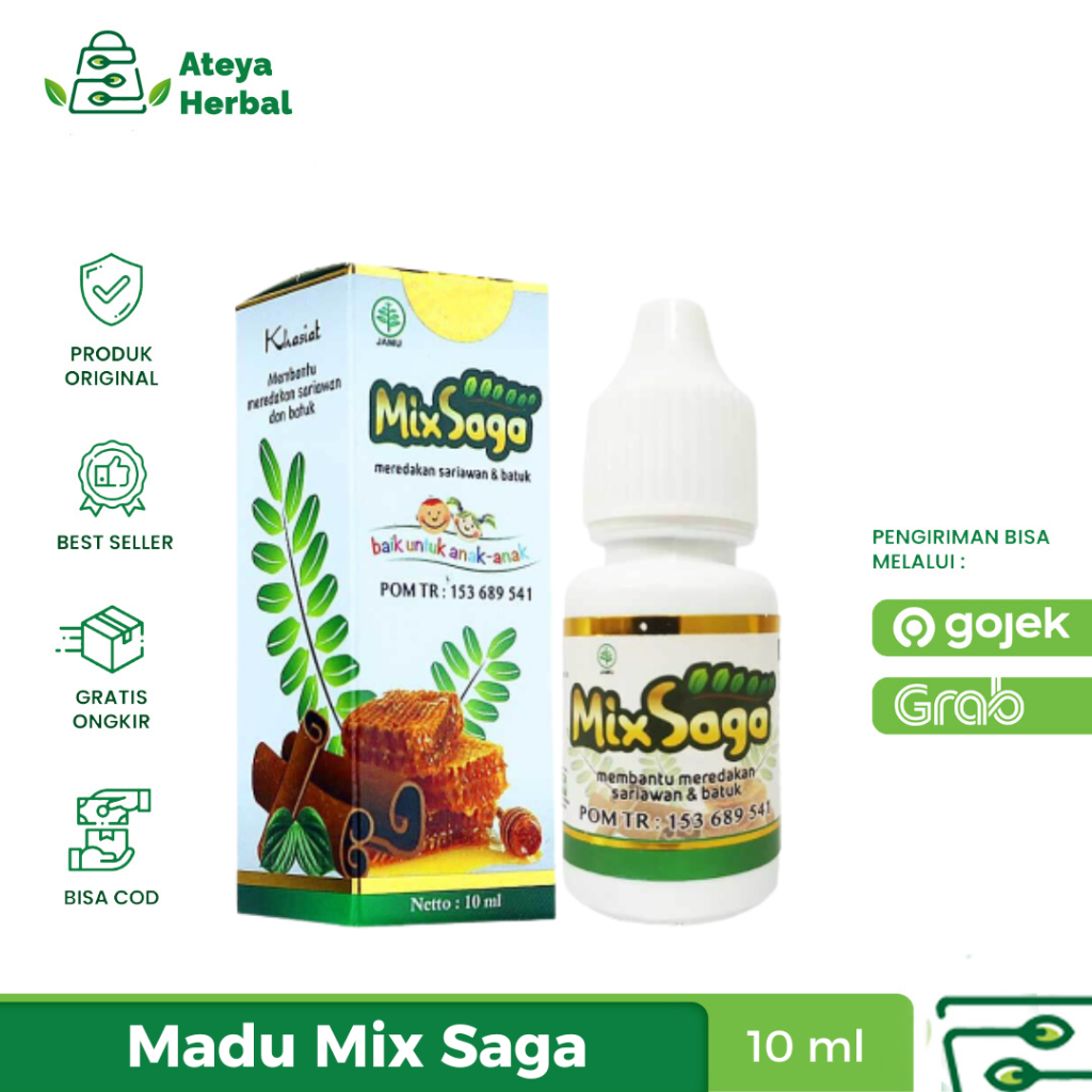 

Mix Saga Obat Batuk Sariawan Anak - 10ml
