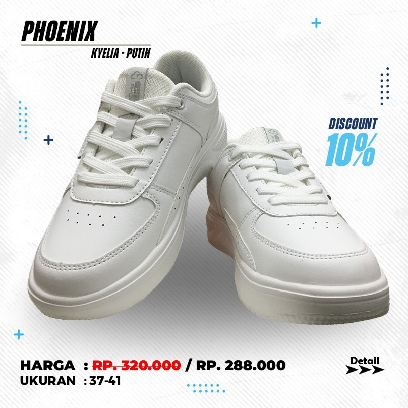 SEPATU PHOENIX KYELIA - PUTIH