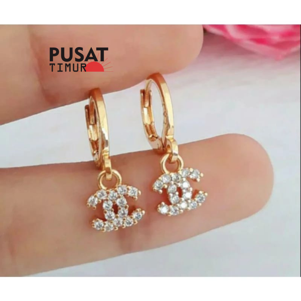 2 Pcs Anting Xuping Rumbai Wanita Fashion Casual I PUSAT TIMUR