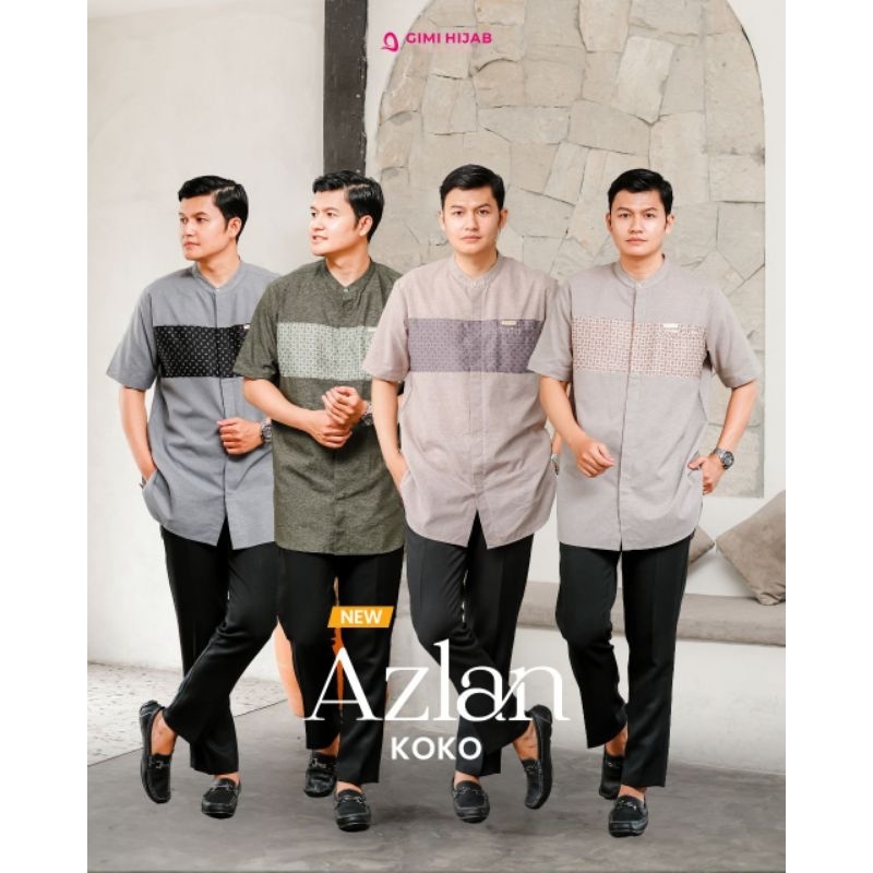 Baju koko Azlan Koko Dad (lengan pendek)