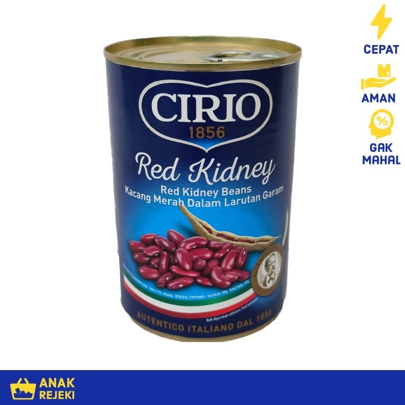 

Cirio Red Kidney Beans 400 gr - Kacang Merah Kaleng Canned Italy