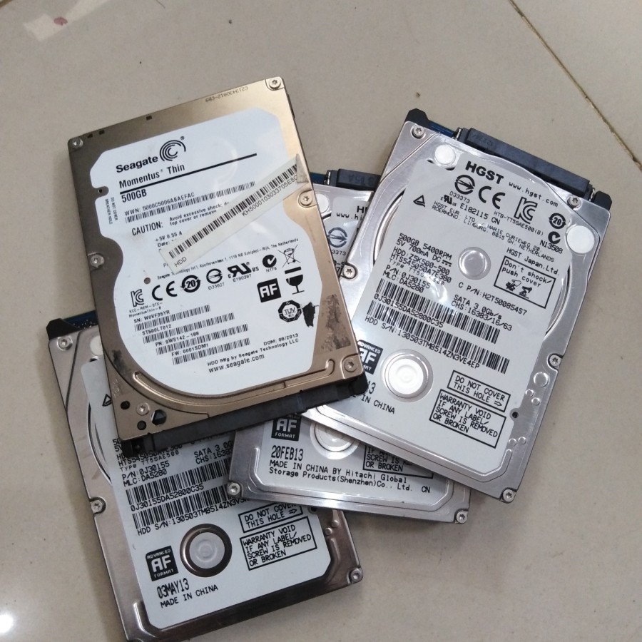HDD laptop 500GB 640GB 750GB 2.5"