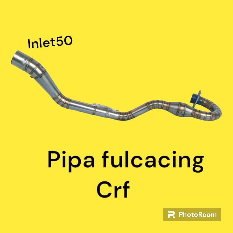 terlaris,, pipa leher knalpot 2 varian knalpot crf klx d dreker leher atas fulcacing