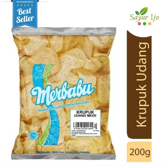 

MERBABU Krupuk Emping 180 Gram / Pack Kerupuk Melinjo Mentah Kering