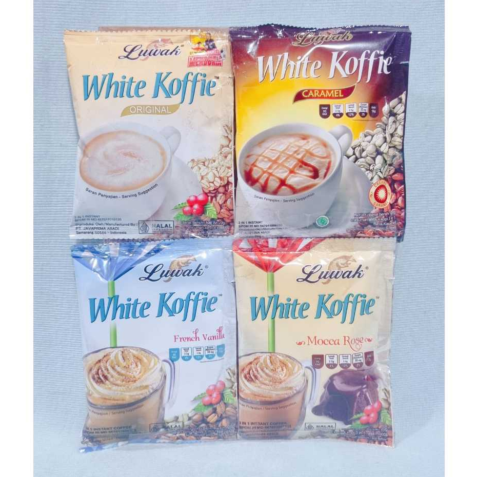 

Luwak White Koffie Original / Caramel / French Vanilla / Mocca Rose (1 Pcs)
