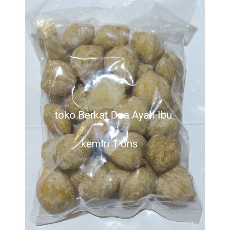 

kemiri bulat repack 1 ons