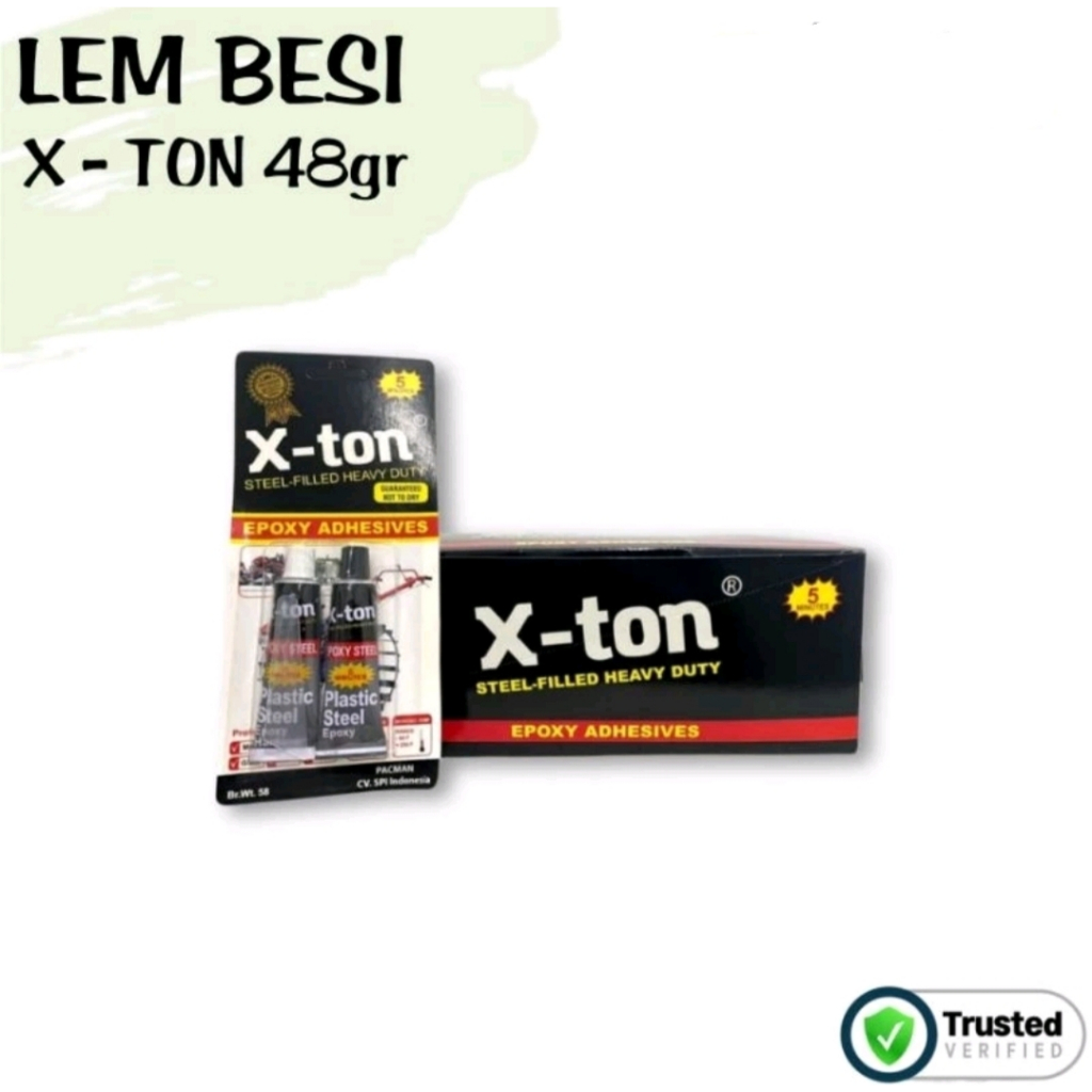 

Lem X-Tone Plastic Steel Epoxy / Lem Besi 5 menit (ASLI)