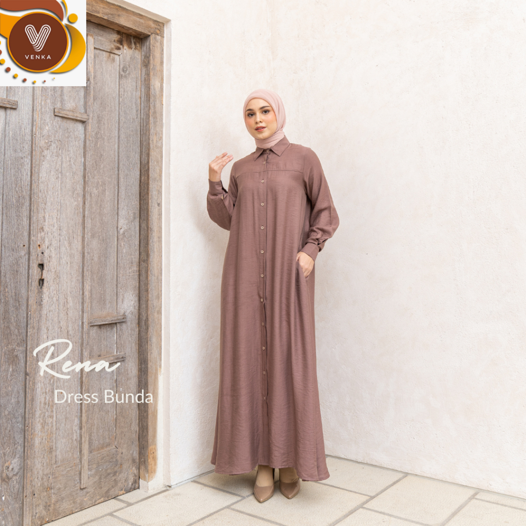 Tiermala Dress Gamis Rena Basic