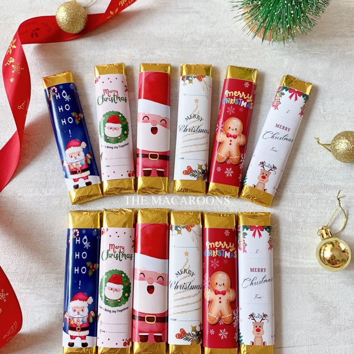 

MODEL ZLT441 Christmas Almond Chocolate Gift / Coklat Almond Natal / Cokelat Kado Bingkisan Hampers Parcel / Hadiah Sekolah Minggu Anak