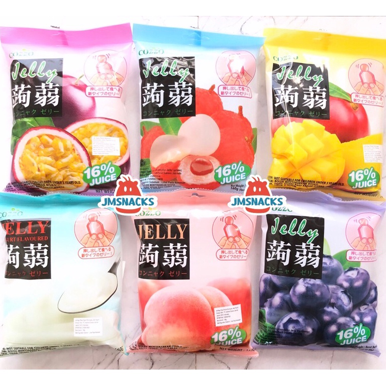 

64 [PROMO!!] Cozzo Konyaku Jelly 160gr (8x20gr) - jeli import nikmat enak termurah 39