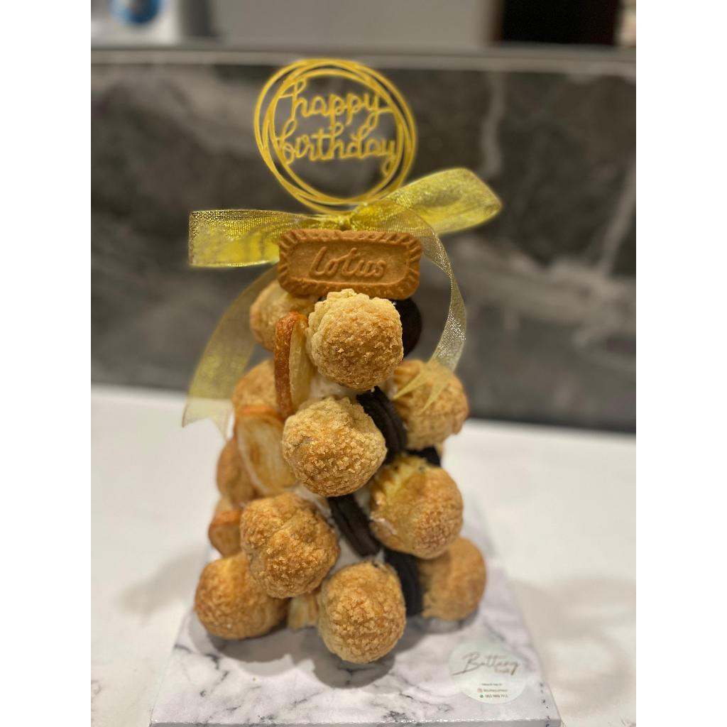 

CHOUX TOWER - Choux Au Craquelin Tower with Snack - Birthday Tower