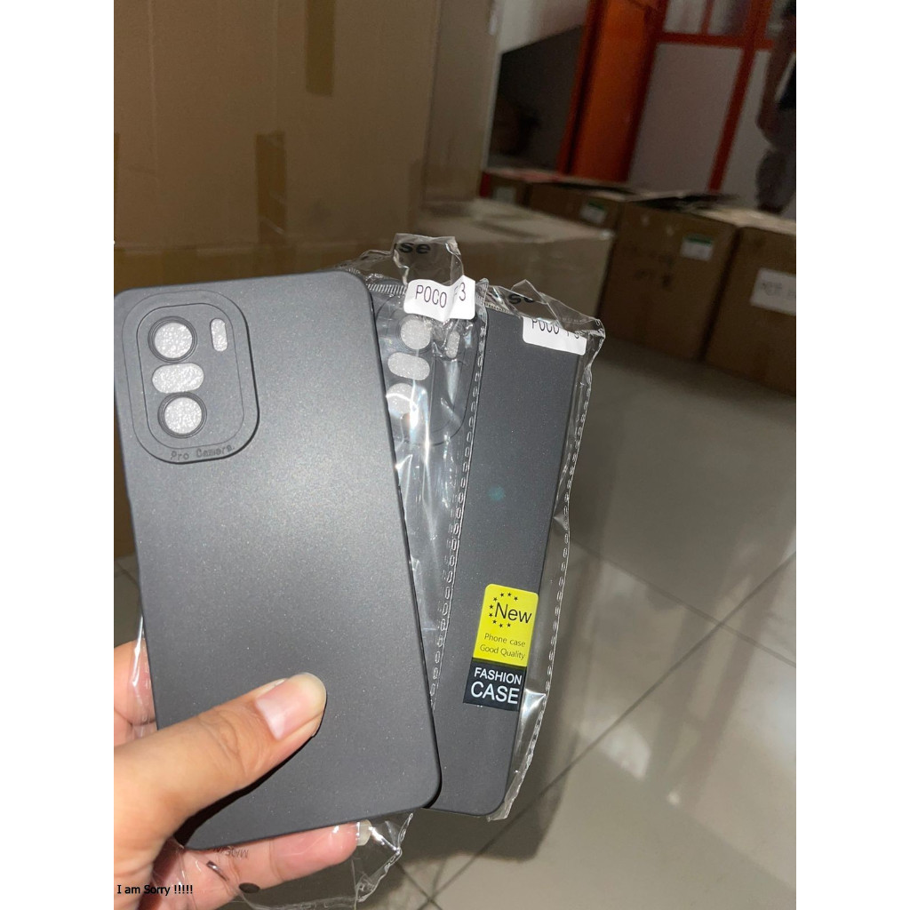 Silikon Big Eyes Hitam Poco F3 - Poco M3 - Poco M4 Pro - Poco M5 - Poco X3