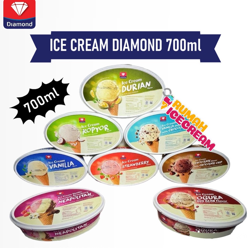 

Kode CSC133 Ice Cream/ Es Krim Diamond 700ml