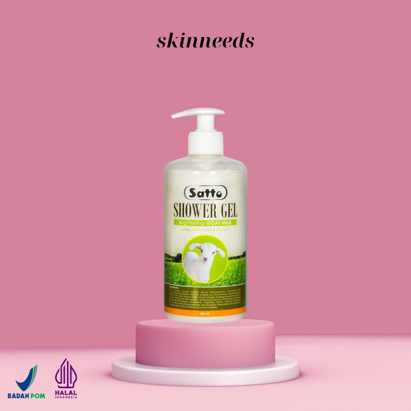 Satto - Shower Gel Brightening Goat Milk 500 Ml
