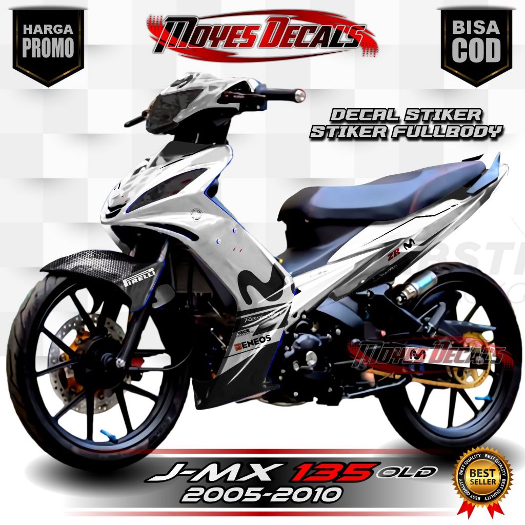 Decal Full Body Jupiter mx Lama (OLD) - Sticker Decal Jupiter mx lama  Motif MOVISTAR
