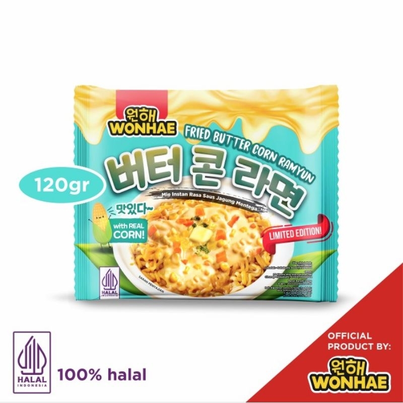 

Wonhae Instant Noodle Ramyun Butter Corn 120g