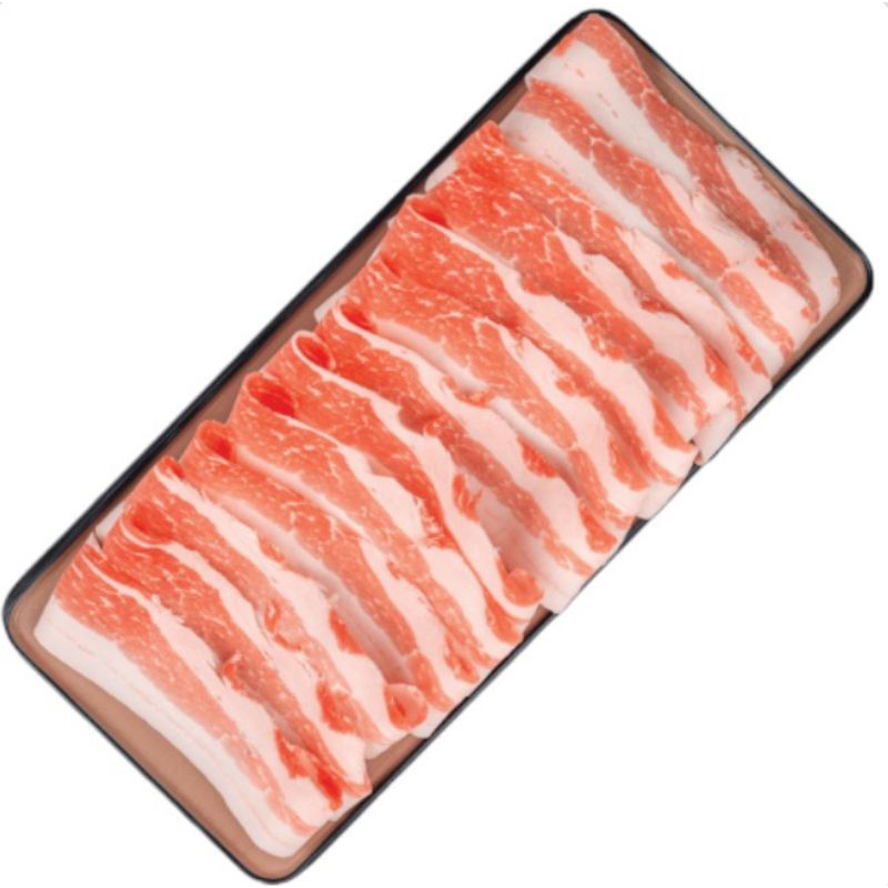 

Pork Belly Slice / Samcan Babi Slice / Samgyeopsal Korean BBQ - 500Gr