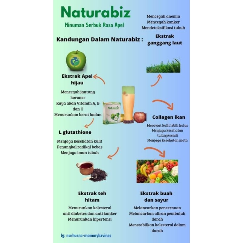 

Minuman Serbuk Rasa apel (Nabiz)