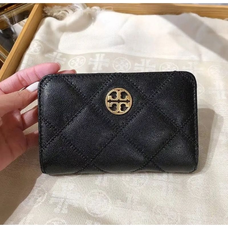 tory burch willa medium Wallet Black NEW authentic