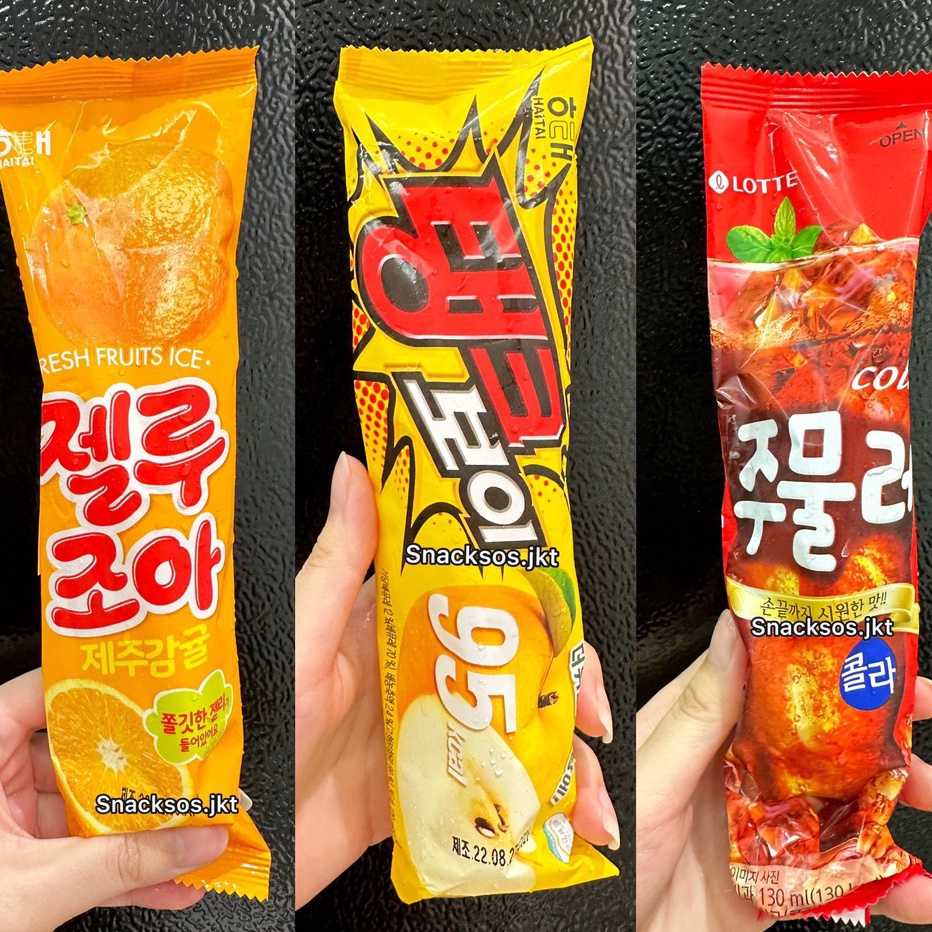 

TIPE CWQ140 LOTTE ICE ZUMULEE COLA / HAITAI ZELLUZOA ICE TUBE ORANGE / HAITAI TANKBOY ICE TUBE PEAR
