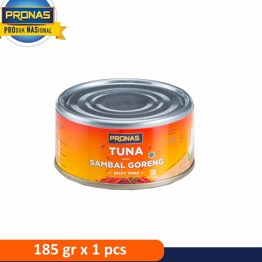 

Kode PM130 Pronas Tuna Sambal Goreng 185g dalam kemasan EOE (Easy Open End)