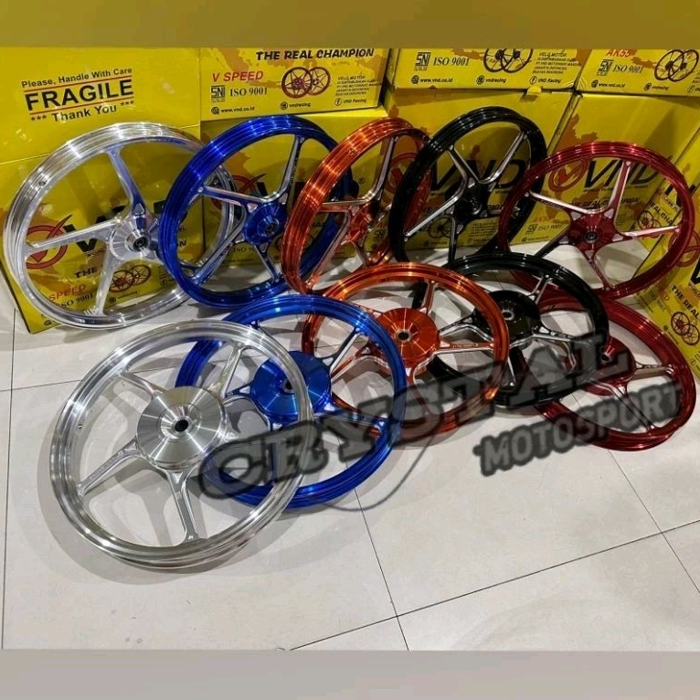 velg racing vnd ak 55 ring 17 & 14 vario 125 vario 150 pelek vnd ak55 ring 17 dan ring 14  vario all