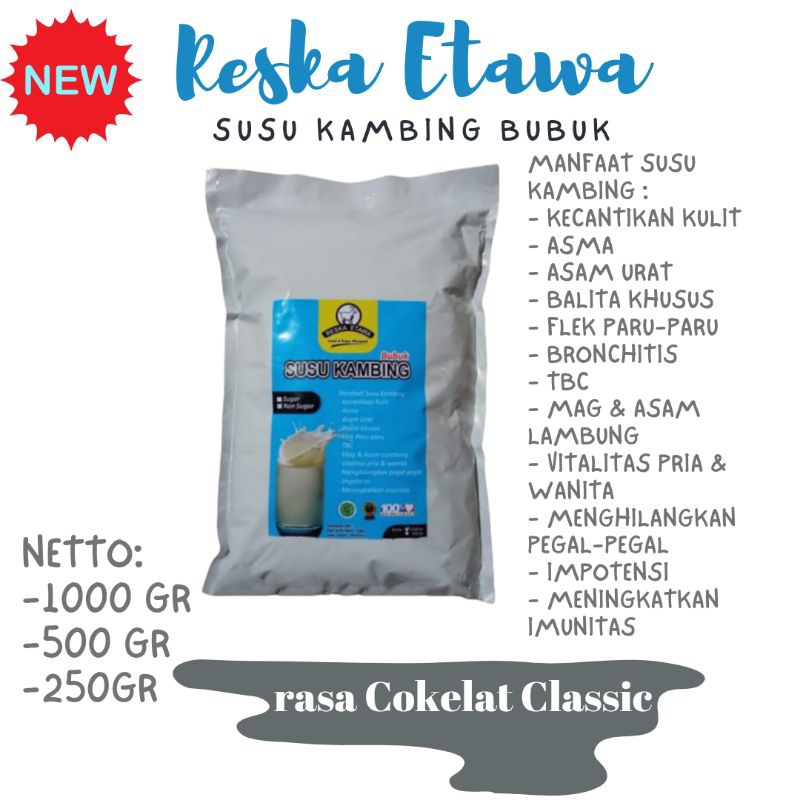 

Reska Etawa New Varian Cokelat Classic 500gram Grade 1