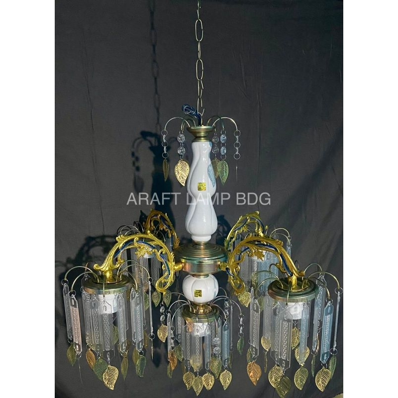 Lampu hias gantung/lampu hias dekorasi/lampu hias modern/5 tempat lampu bohlam