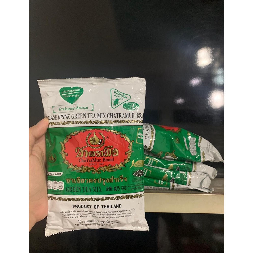 

87 Cha TraMue Thai Tea / Cha tra mue green tea / chatramue green tea / Thailand Tea / Teh Thailand 200gr Best Seller )┛