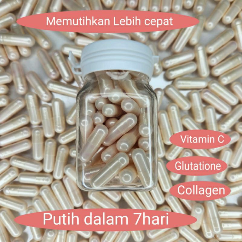 kapsul pemutih/grosir kapsul pemutih/isi 30kapsul/tanpaBotol