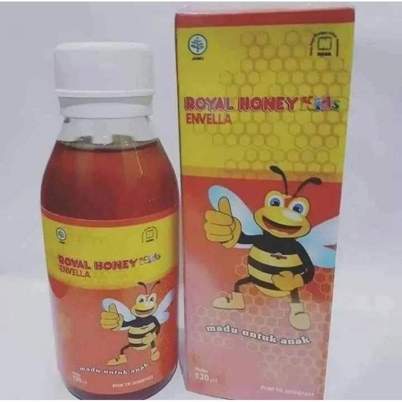 

madu anak royal honey kids envella madu penambah nafsu makan daya tahan tubuh