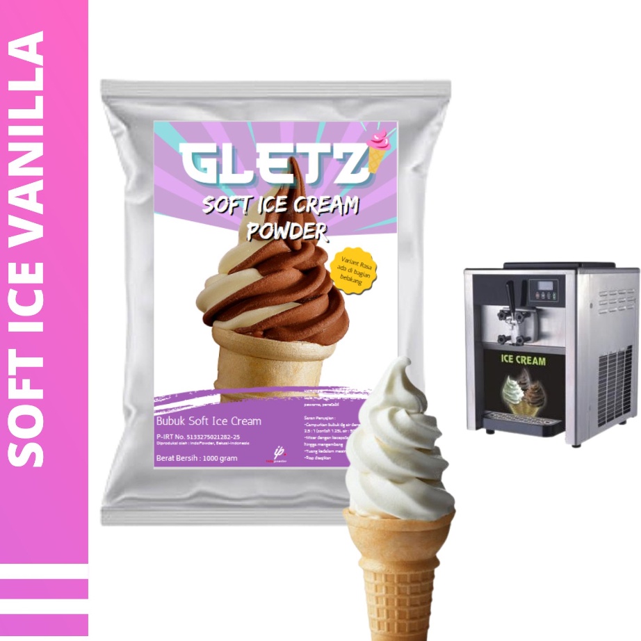 

Kode TTC735 Bubuk Es Krim VANILLA 1Kg I Bubuk Es Cream 1Kg I Bubuk SOFT ICE CREAM VANILAA 1Kg
