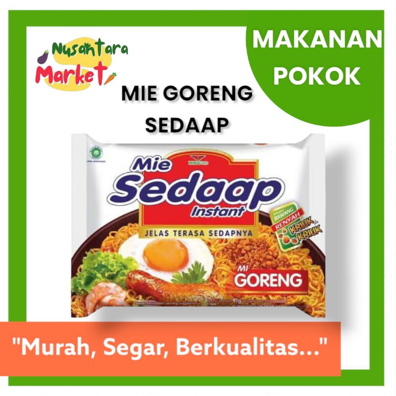 

MIE SEDAAP GORENG | 1 PCS | NUSANTARA MARKET