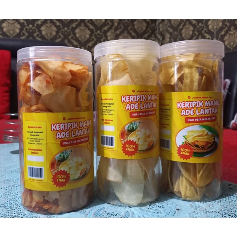 

Keripik mang ade lantak