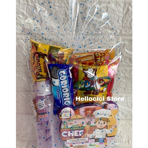 

TIPE PFD419 PARCEL BINGKISAN SNACK + LUNCH BOX + BOTOL MINUM KEMASAN ULANG TAHUN