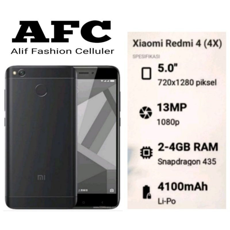 Hp redmi 4x 2/16Gb android 4G black