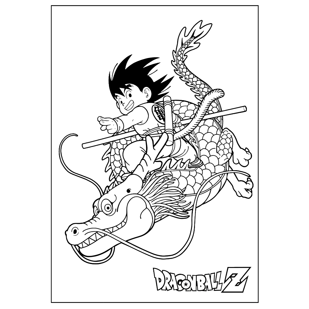 

Kertas Gambar Mewarnai Tema Dragon Ball | Kertas Mewarnai | Murah Meriah