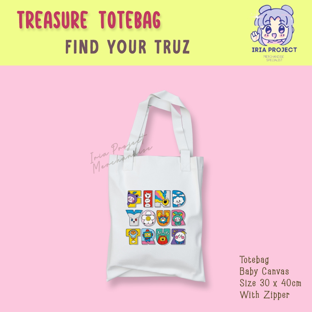 Iria Project - Merchandise Fankit Tas / Totebag Treasure - Find Your Truz