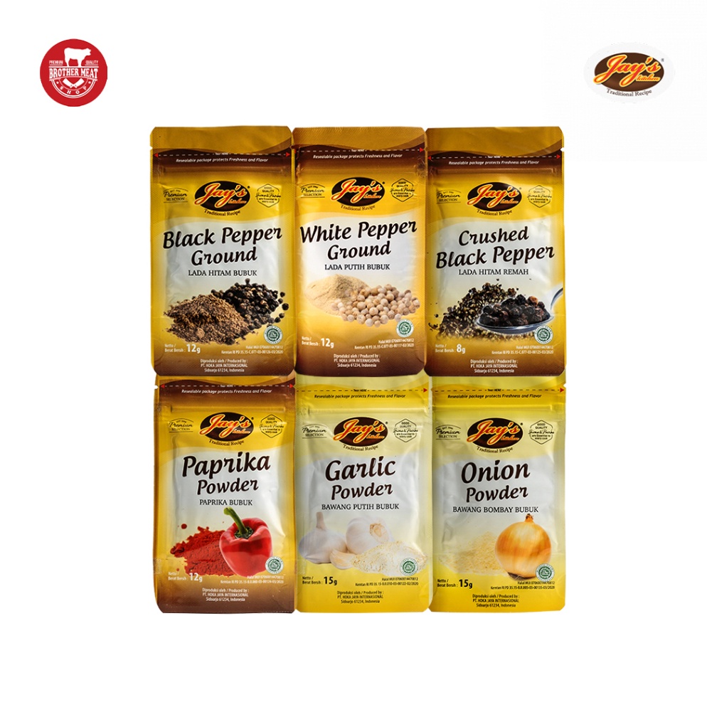 

Ready Jay's Kitchen Natural Dry Spices Zip Lock, Bumbu Rempah Kering Alami zvqia