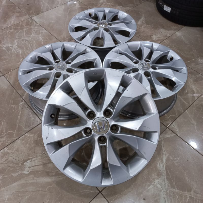 VELG MOBIL BEKAS OEM HONDA CRV RING 17 BAUT 5X114.3 ET 50